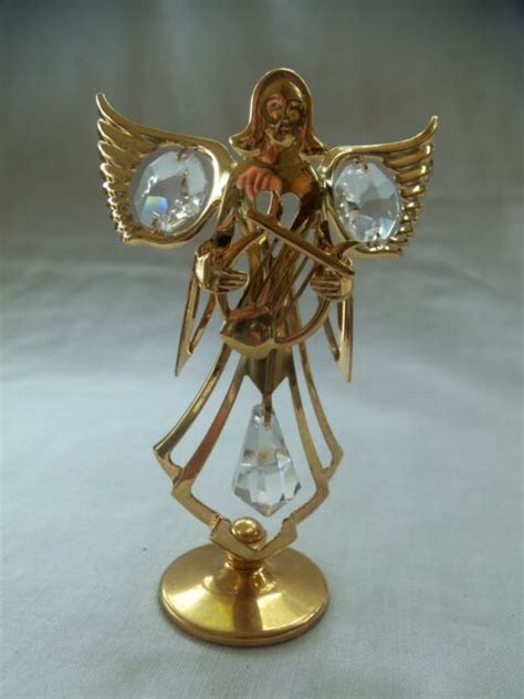 24k Gold Plated Angel Figurine Mascot International 1996 Austrian