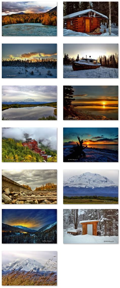 Desktop Fun Alaskan Landscapes Theme For Windows Pureinfotech