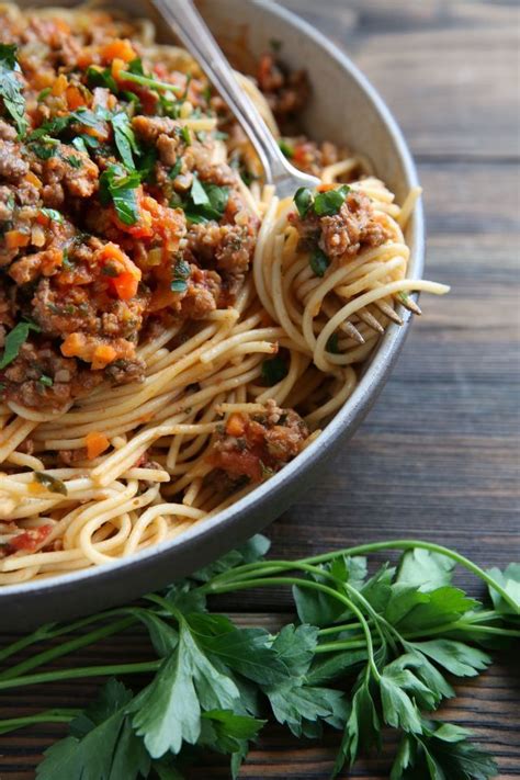 The shops are full of bright easter displays decorated with chicks, rabbits and flowers, all with the objective of selling chocolate eggs in huge numbers. Sausage and Kale Ragu over Spaghetti | Recipe | Easy pasta ...