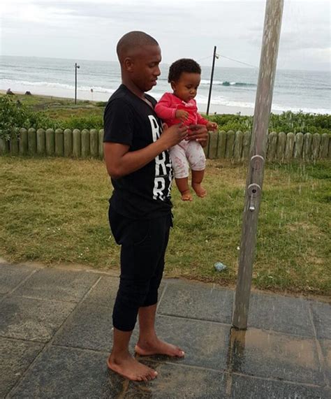 Checkout 5 Cute Photos Of Andile Jali Spending Time With His Daughter