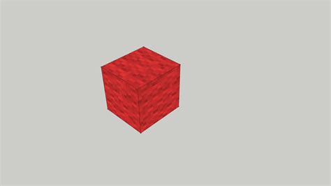 The Red Wool Block 3d Warehouse