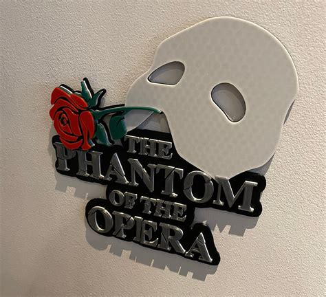Phantom Of The Opera 3d Logo Etsy Uk