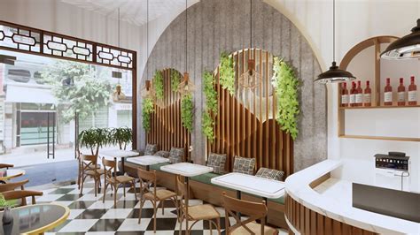 2968 Interior Restaurant Scene Sketchup Model By Truongxuan Free Download