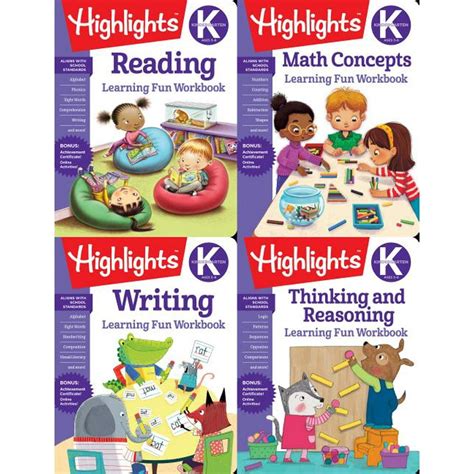 Highlights Learning Fun Workbooks Highlights Kindergarten Learning