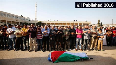 Israeli Military Investigating Soldiers Killing Of Unarmed Palestinian The New York Times