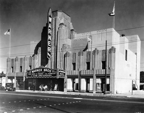 Los Angeles Theatres Warner Huntington Park History Exterior Views