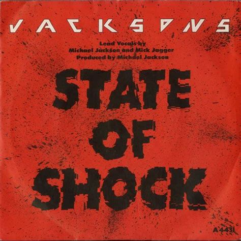 The Jackson Five State Of Shock Injection Label Uk 7 Vinyl Single 7
