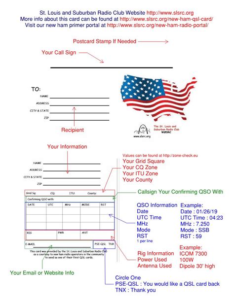 New Ham Qsl Card St Louis And Suburban Radio Club W0src