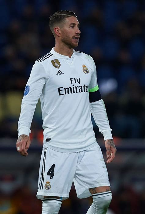 Rome Italy November 27 Sergio Ramos Of Real Madrid Looks On During