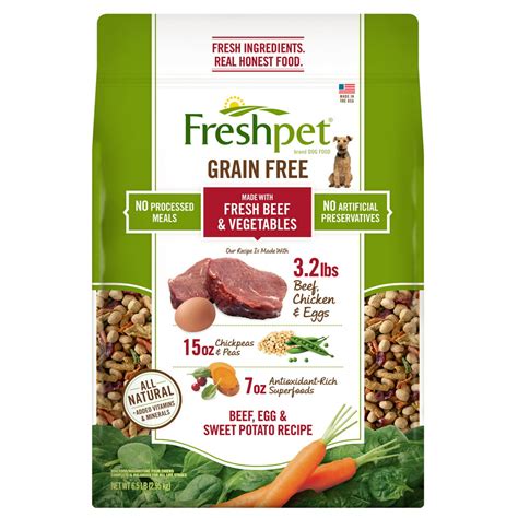 Freshpet Fresh Baked Grain Free Beef Recipe Dog Food 65 Lb Walmart