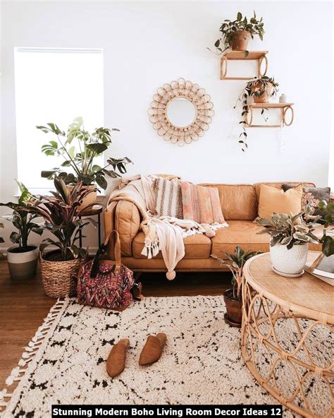 Stunning Modern Boho Living Room Decor Ideas Homyhomee