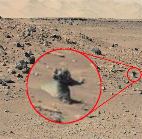 Nasa Mission Ist Das Ein Mars Mensch Auf Dem Curiosity Foto Welt
