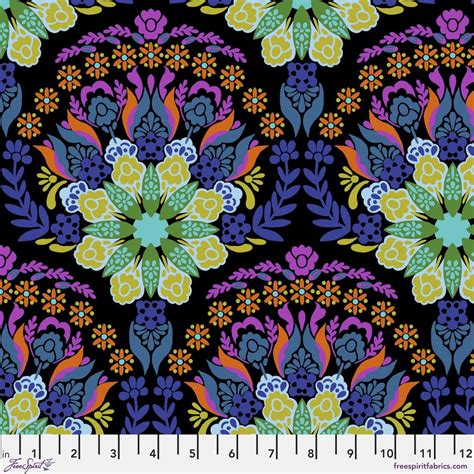 Small Incarnation Midnight Fluent By Anna Maria Horner Petting Fabric