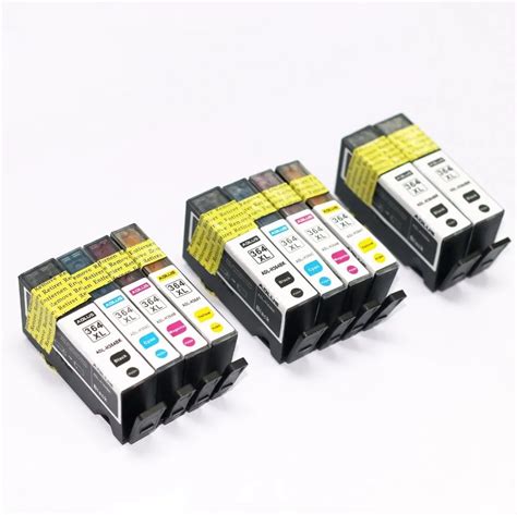 12pcs Compatible Ink Cartridges 364xl Hp Photosmart 5522 7510 5520