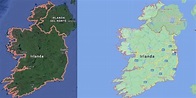 Mapa de Irlanda ☘️ Ciudades y Carreteras 【 Guía 2023