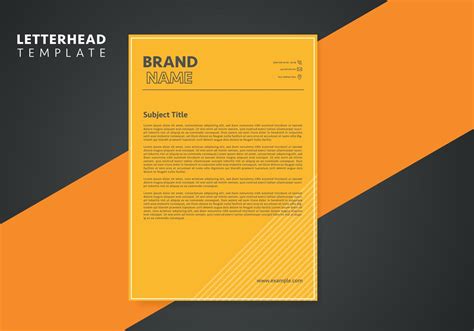 Corporate Modern Letterhead Design Template Creative Modern Letter