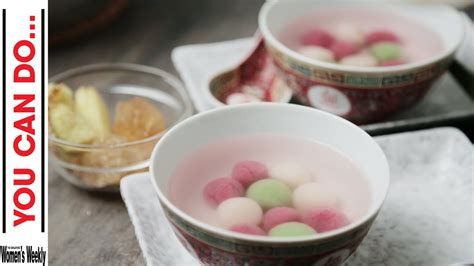 Tang yuan (汤圆) is kind of like round dumplings. Tang Yuan Soup | The Singapore Women's Weekly - YouTube