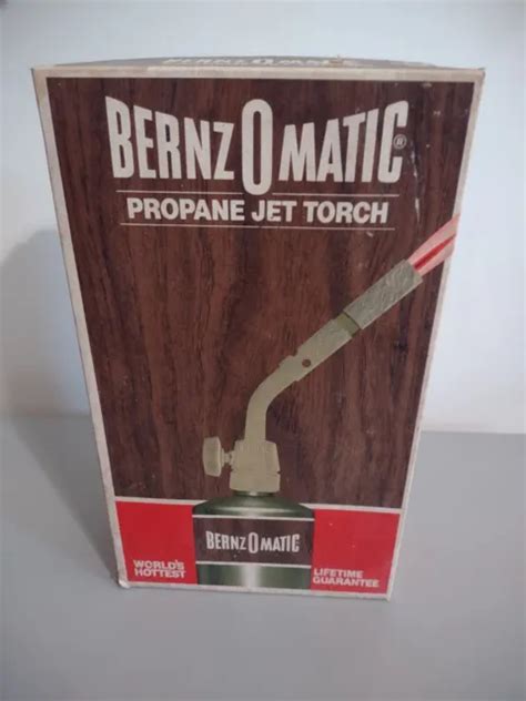Vintage Bernz O Matic Propane Jet Torch Model Jt 10 2999 Picclick