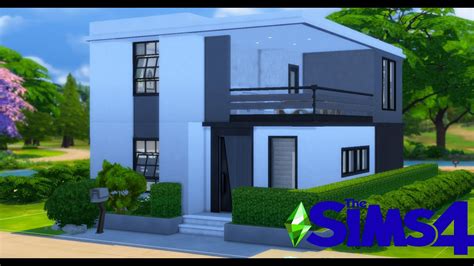 Tiny Modern House Sims 4 Speedbuild Youtube