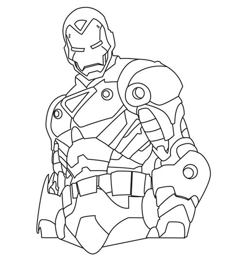 Top 20 Free Printable Iron Man Coloring Pages Online