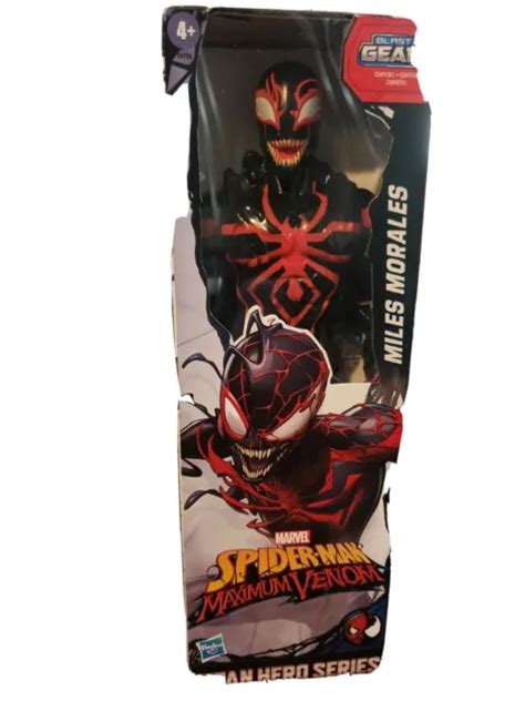Maximum Venom Miles Morales Marvel Spider Man Titan Hero Series Action