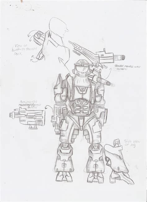 Halo Legends Prototype Study By Gyaos2008 On Deviantart