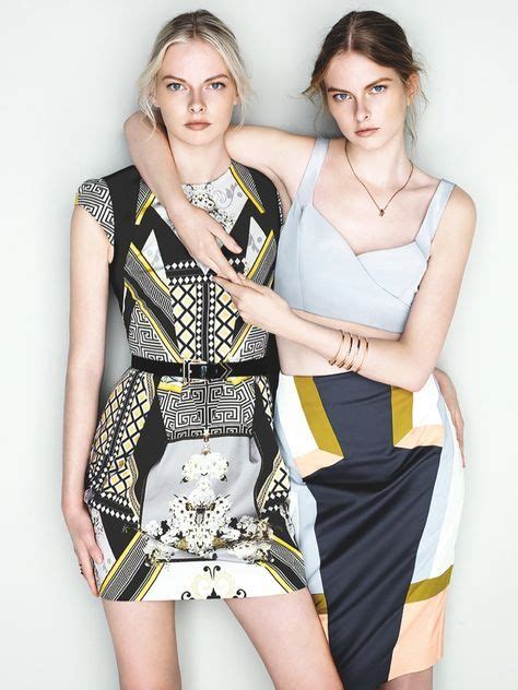 Exclusive Sisters Elza And Vera Luijendijk Front Cue S S 2013 Campaign Twins Fashion Fashion