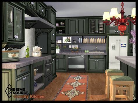 The Sims Resource Country Kitchen Set