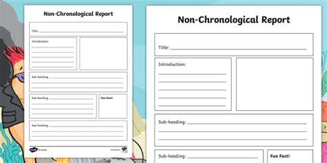 Non Chronological Report Template Teaching Resources