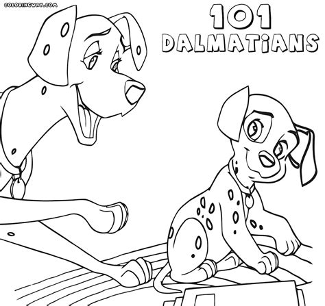 Download or print this amazing coloring page: 101 Dalmatians coloring pages | Coloring pages to download ...