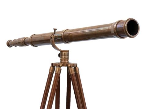 Wholesale Floor Standing Antique Brass Galileo Telescope 65in Hampton