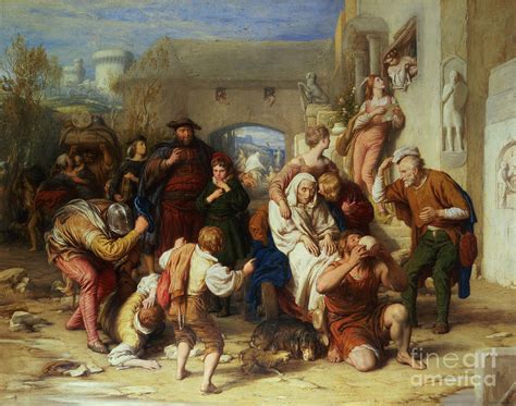 The Seven Ages Of Man Painting By William Mulready