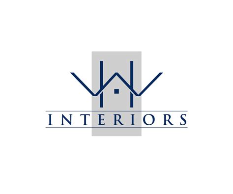 Upmarket Elegant Interior Logo Design For Hw Interiors By Jay Design