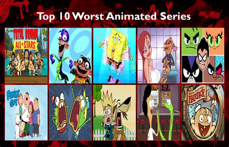 Air30002s Top 10 Worst Animated Series By Air30002 On Deviantart