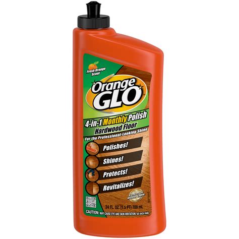 Orange Glo Hardwood Floor Cleaner 4 In 1 Fresh Orange Scent 24 Fl Oz