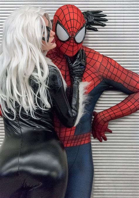 Spiderman And Black Cat By Adam Lein