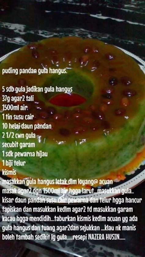 Salvaresalvați resepi puding karamel gula hangus pentru mai târziu. Puding pandan gula hangus | Food, Desserts, Pudding