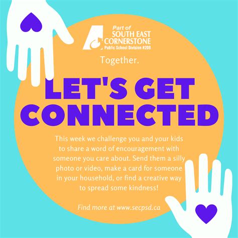 Lets Get Connected South East Cornerstone Public School Division 209