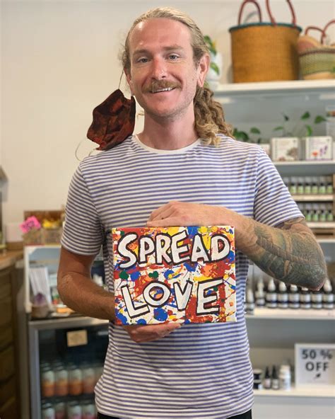 Spread Love Signs By Local Artist Brandon Thrift — Wild Ginger Apothecary