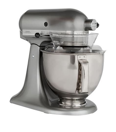 Kitchenaid Silver 175 Artisan Stand Mixer 48l Harrods Uk