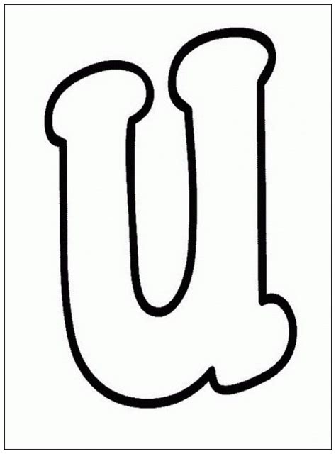 Lowercase Letter U Coloring For Kids Kids Colouring Pages Coloring Home