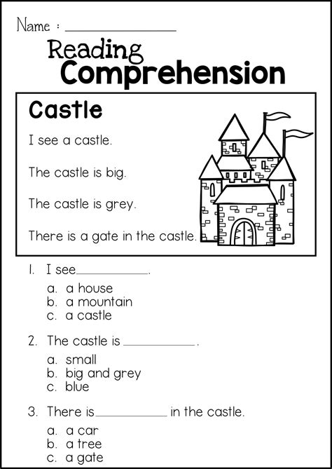 Reading Comprehension Grade 1 Download