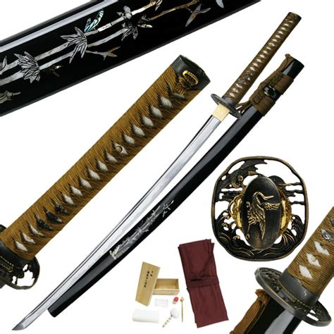 Bushido Japanese Swords Bamboo Pearl Katana