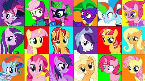 My Little Pony Color Swap Mane 6 Transforms Compilation Episode