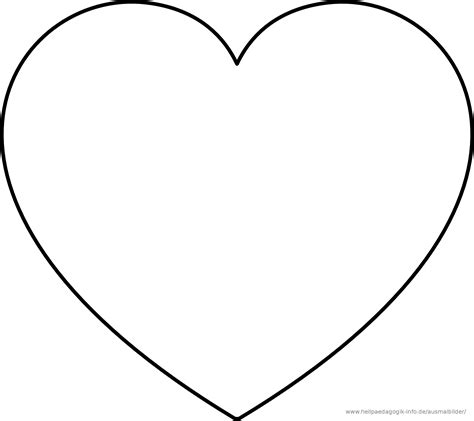 Bildergebnis Für Herz Bilder Zum Ausdrucken Heart Shapes Template