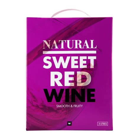 Natural Sweet Red Wine 3 L Za