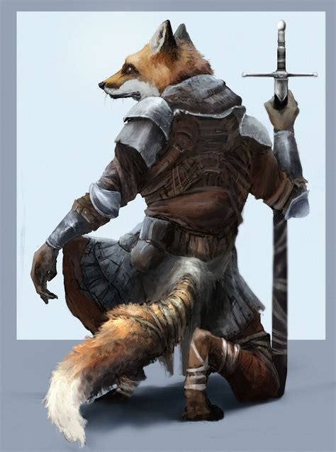 Fox Warrior Juho Laitila On Artstation At Artwork4xyrl Fantasy