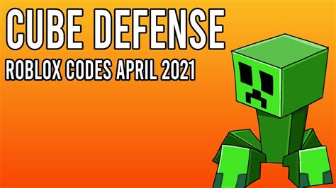 Cube Defense Codes April 2021 Roblox Codes All Working Codes Youtube