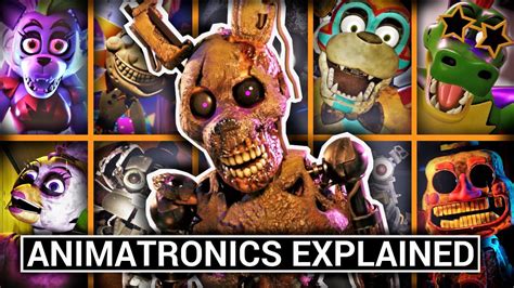 All Animatronics In Five Nights At Freddys Security Breach Explained