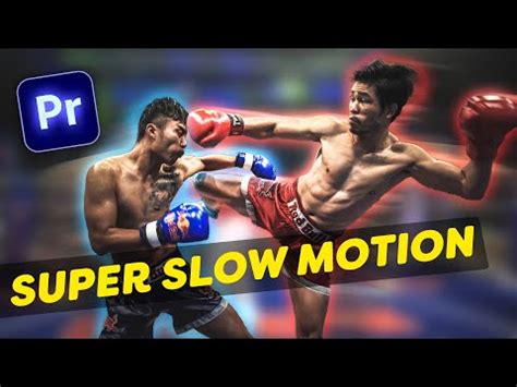 How To Fake Super Slow Motion Premiere Pro Tutorial Youtube